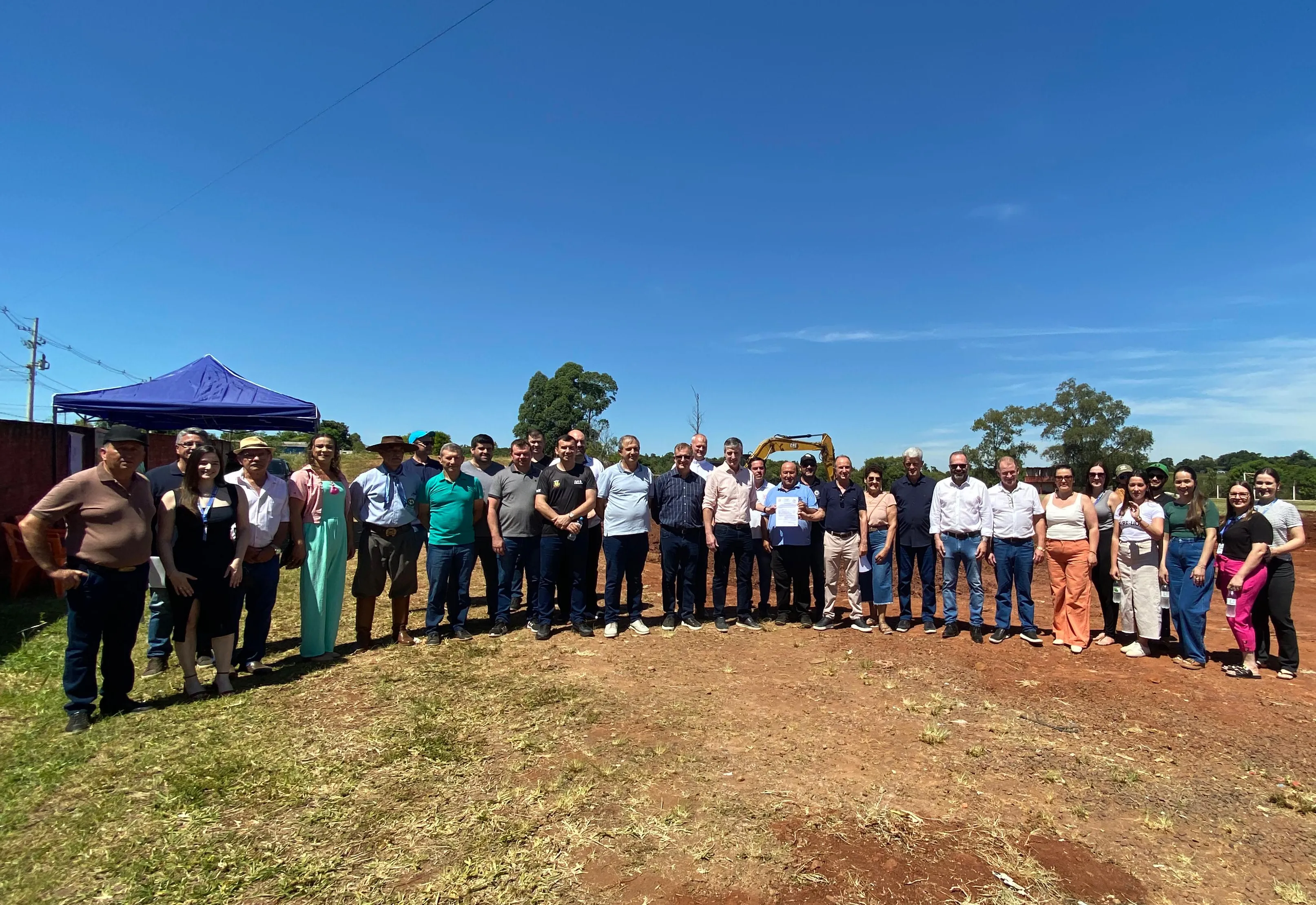 Câmara de Entre-Ijuís prestigia assinatura da Ordem de Serviço para construção do Museu da Siderurgia nas Américas
